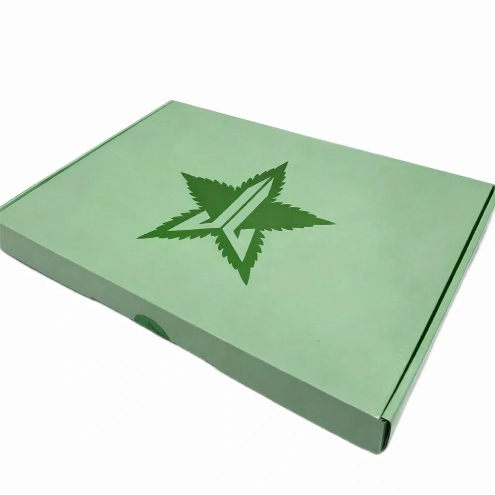 Jeffree Star 420 Green Cannabis Leaf Hand Mirror Limited Edition NIB
